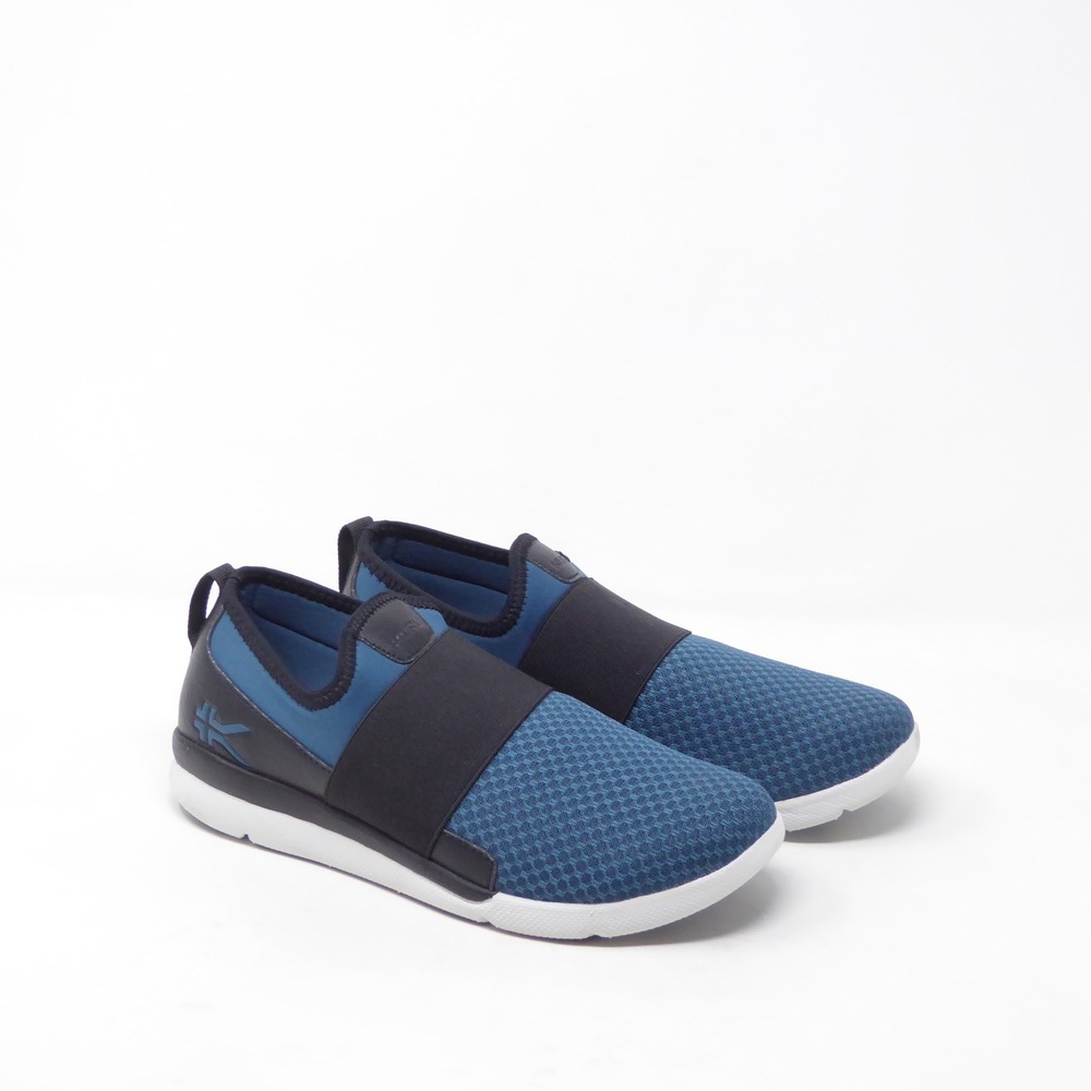 Kuru Ellie Womens Slip On Sneakers Blue Mesh Orthopedic Walking Shoes 8